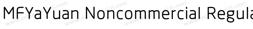 MFYaYuan Noncommercial Regular GBpc字体转换